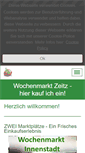 Mobile Screenshot of markt-zeitz.de